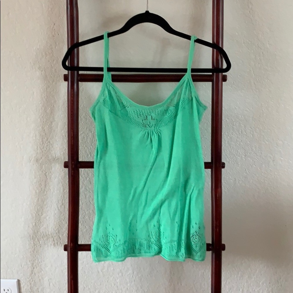 Buffalo David Bitton Green Knit Tank